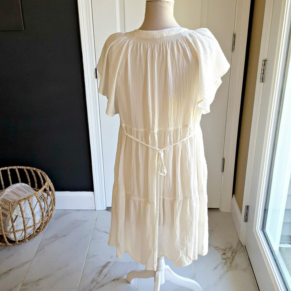 NWOT! BOHO Gauze DRESS Calvin KLEIN - Picture 4 of 5